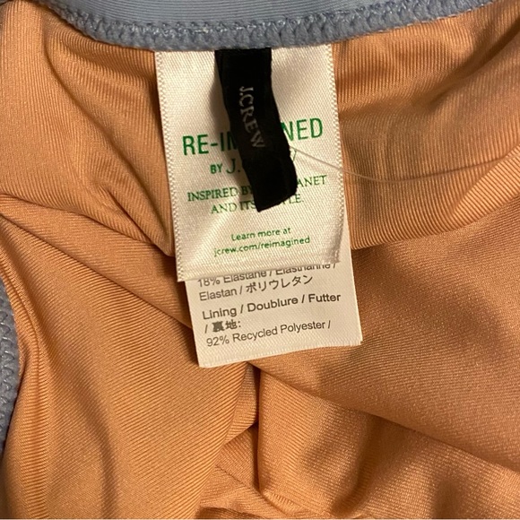 NWT J. Crew 14 One Piece Cut out Blue Swimsuit - Picture 7 of 7